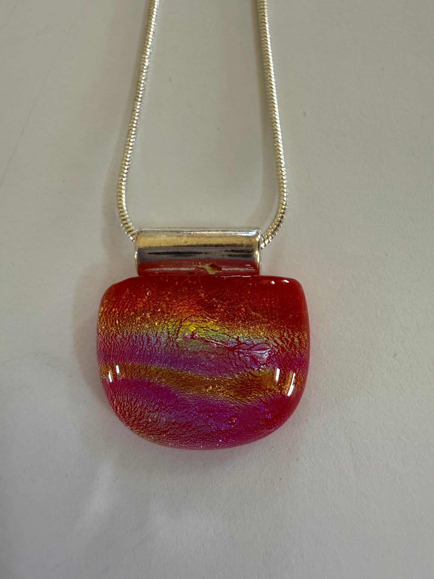Crimson Horizon Pendant