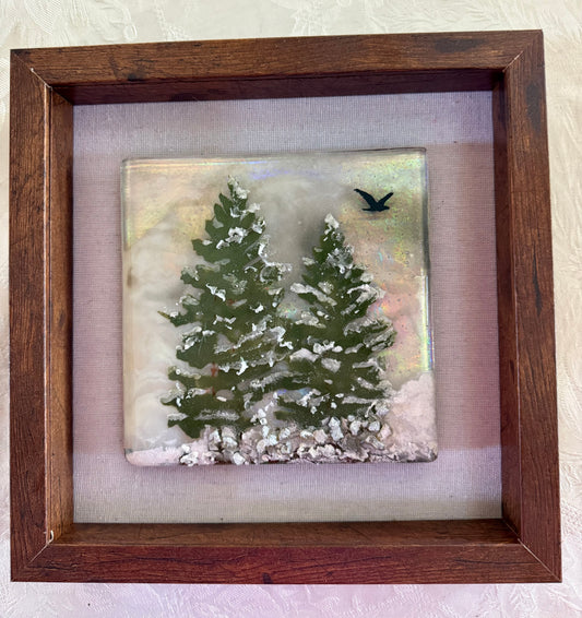 Snowy Pines
