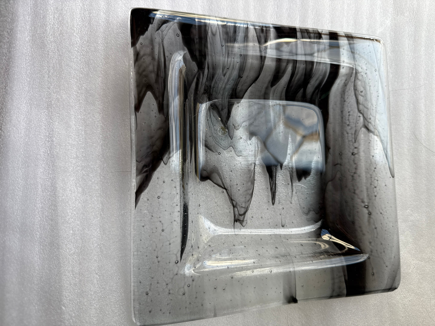 Smokey Rimmed Plate