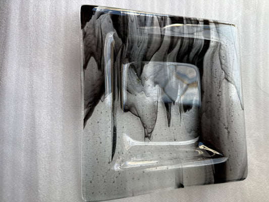 Smokey Rimmed Plate