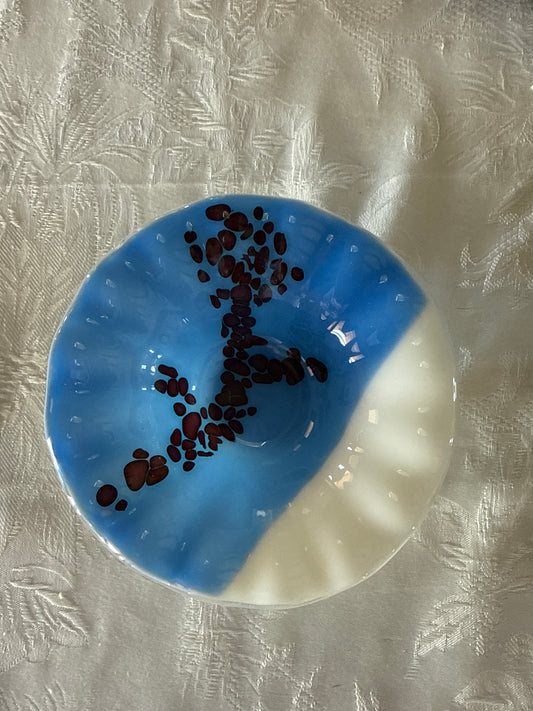 Blueberry and Cream 5” Bowl