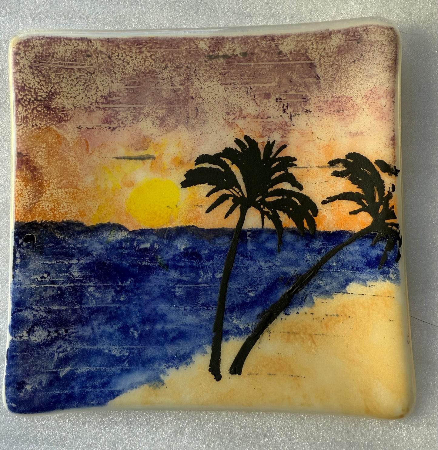 Palm Tree 6” Plate