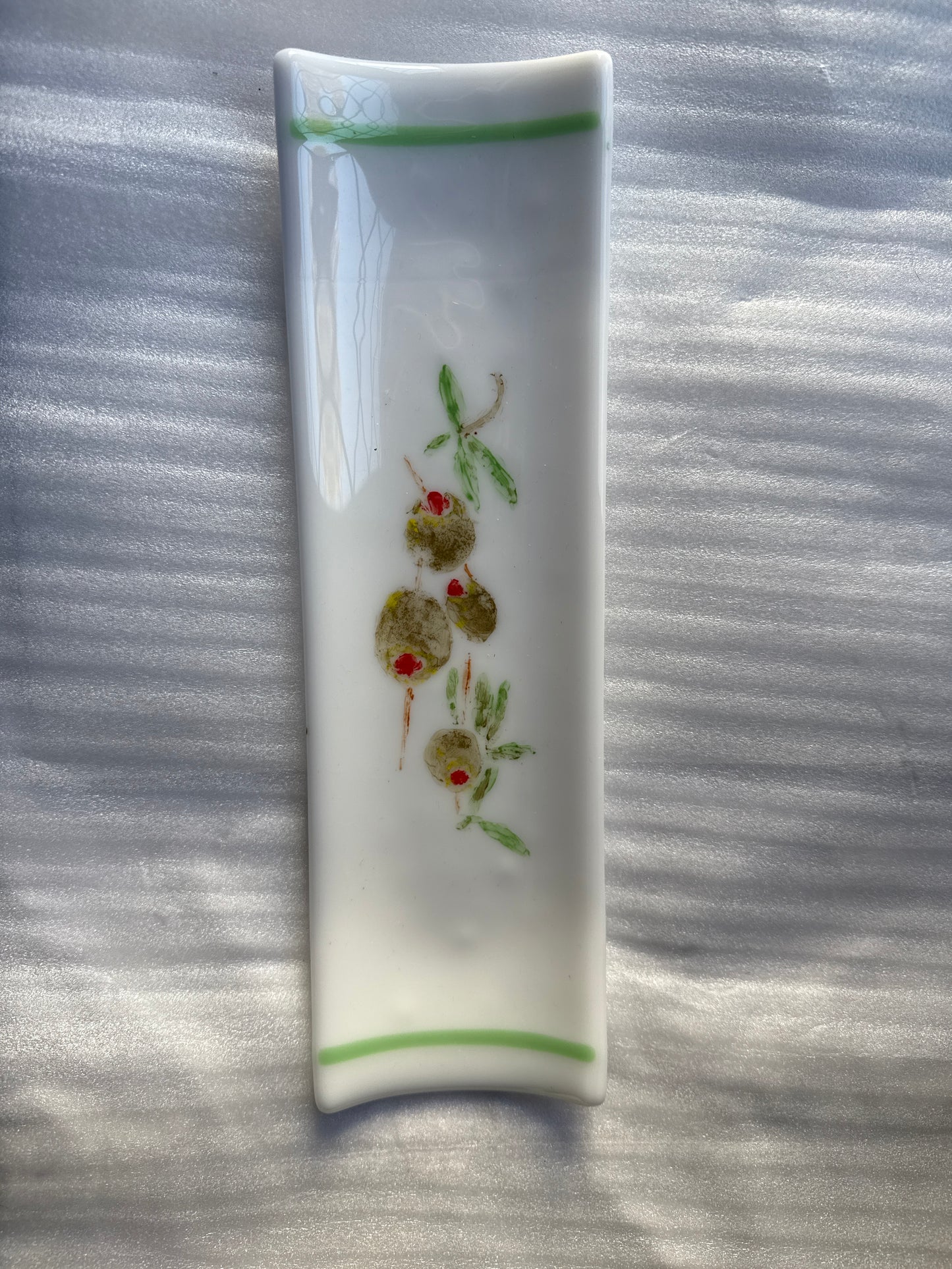 Olive Channel Plate