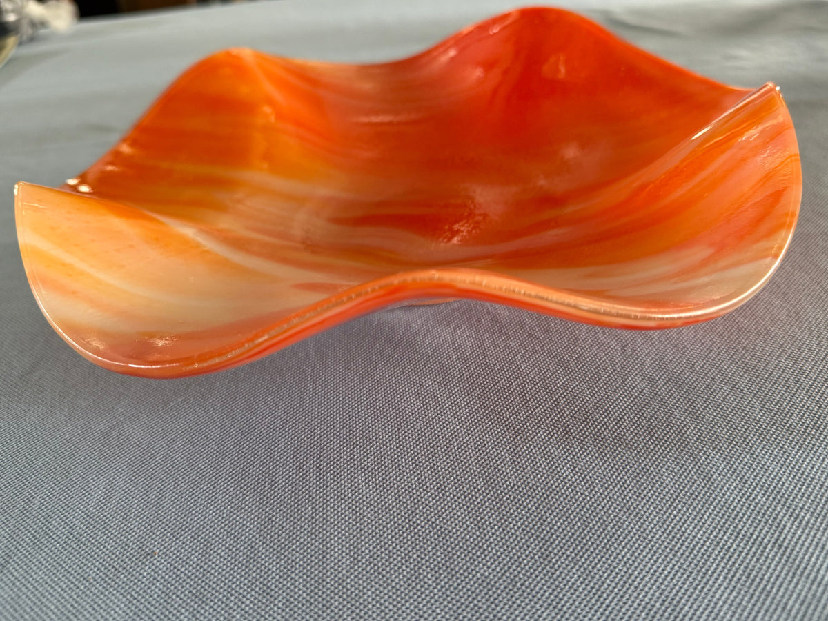 Orange Flutter Bowl