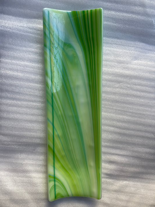 Lime Swirl Channel Plate