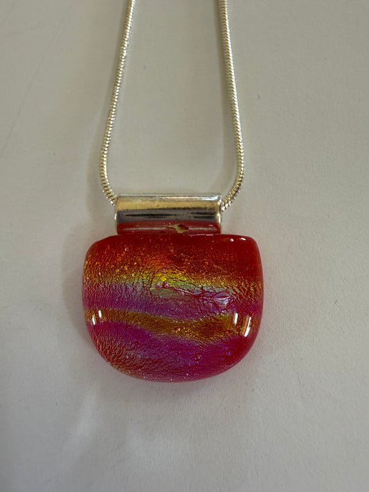 Crimson Horizon Pendant