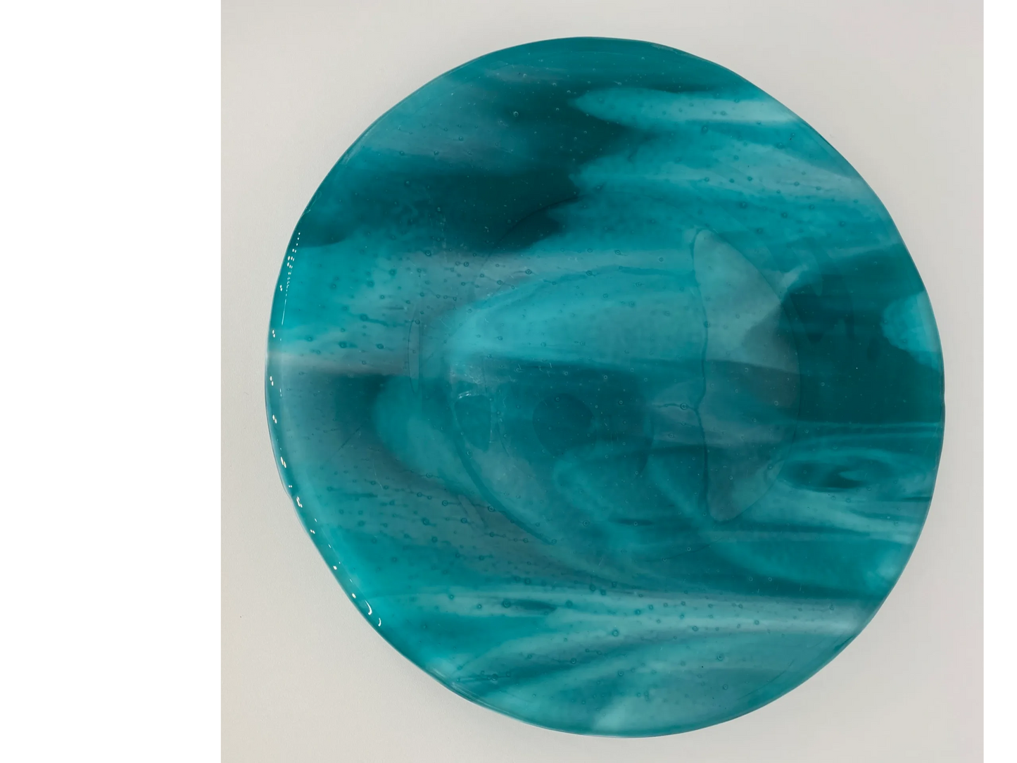 Peacock Blue Plate